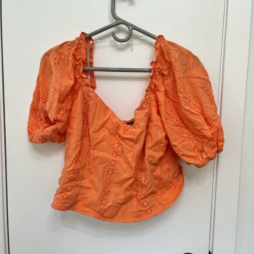 oRange crop top